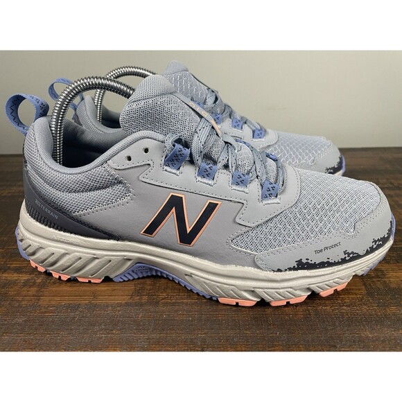 New Balance 510v5 Trail Running Shoes Gray Blue Coral Women’s Size 10 WTS10CPS - Picture 2 of 8